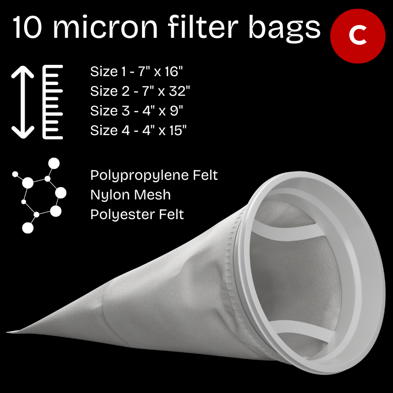 10 micron filter bags