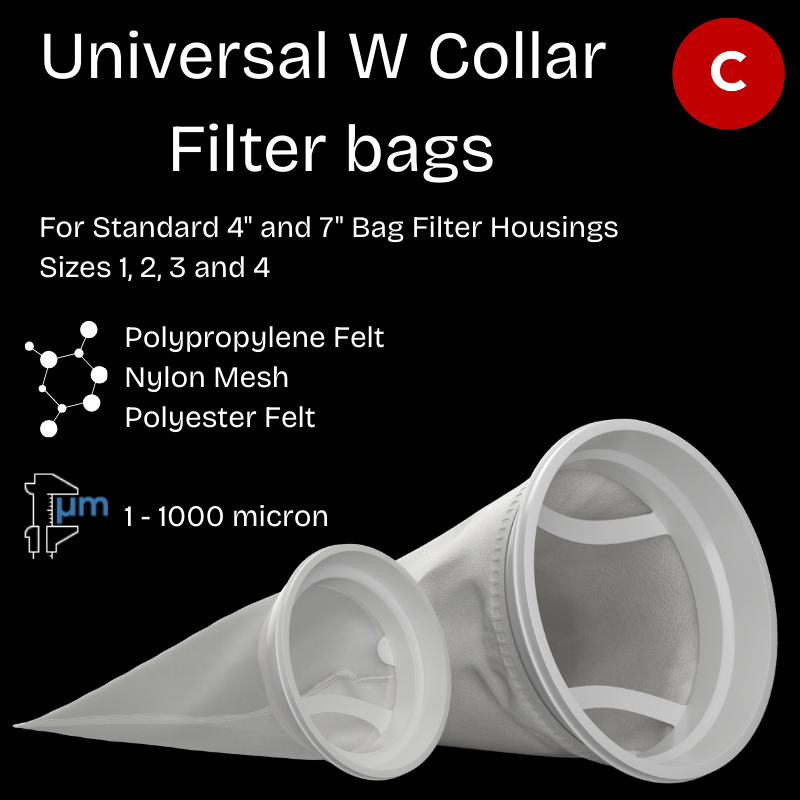 Standard W Collar Filter Bags